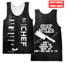 Custom Name Master Chef 3D All Over Printed Unisex Shirts