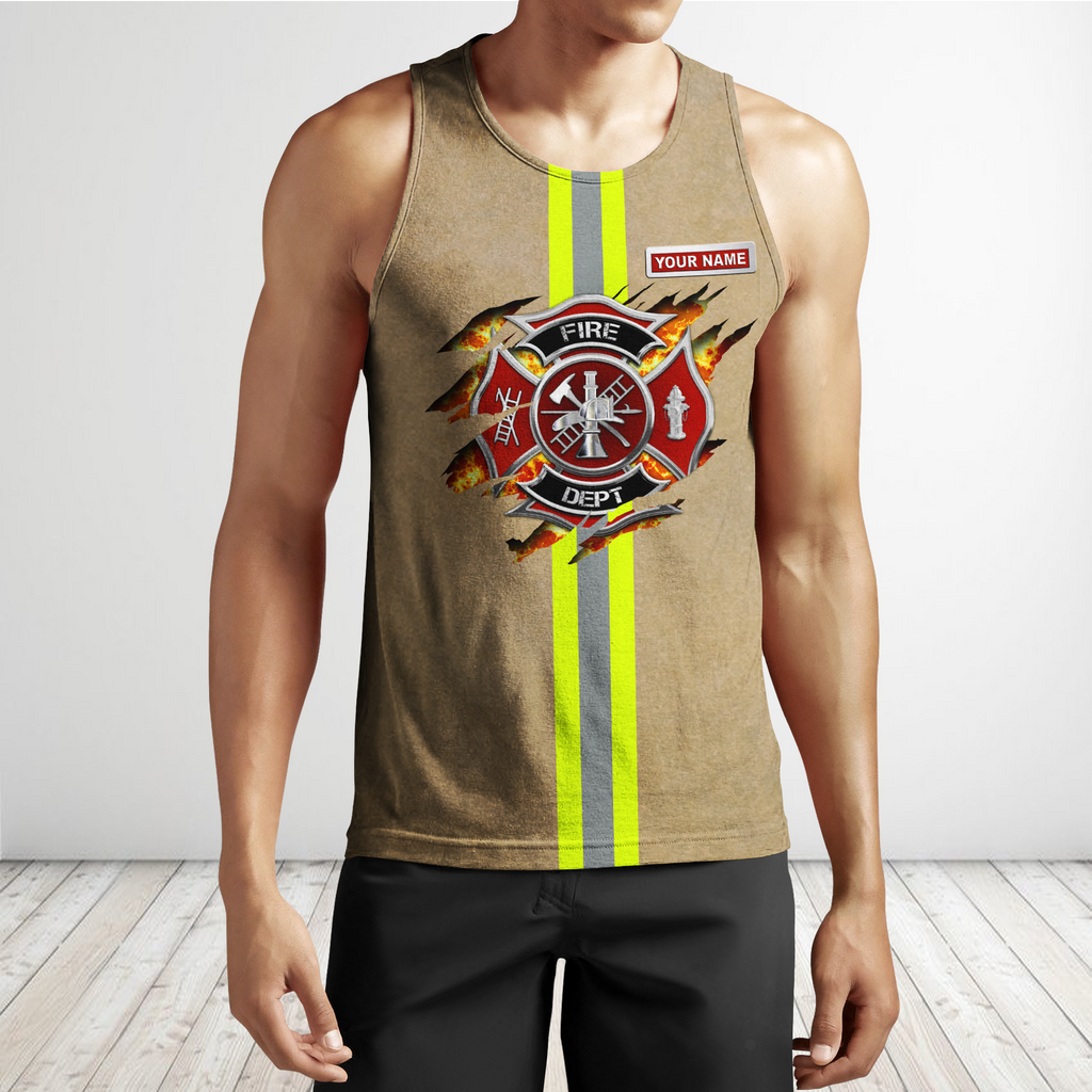 Customize Name Firefighter Hoodie Shirts For Men And Women