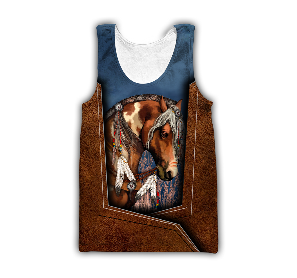 Customized name Native American 3D All Over Printed Unisex Shirts