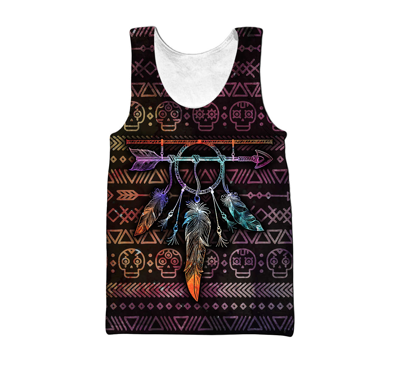Premium Native American Feather  3D All Over Printed Shirts