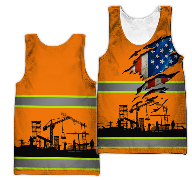 Personalized Ironworker 3D All Over Printed Unisex Shirts TN