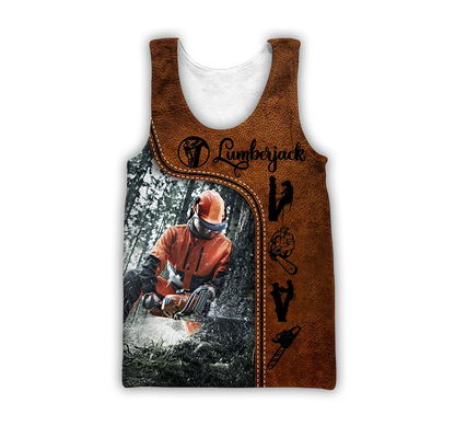 Premium 3D Printed Leather Pattern Lumberjack Shirts MEI