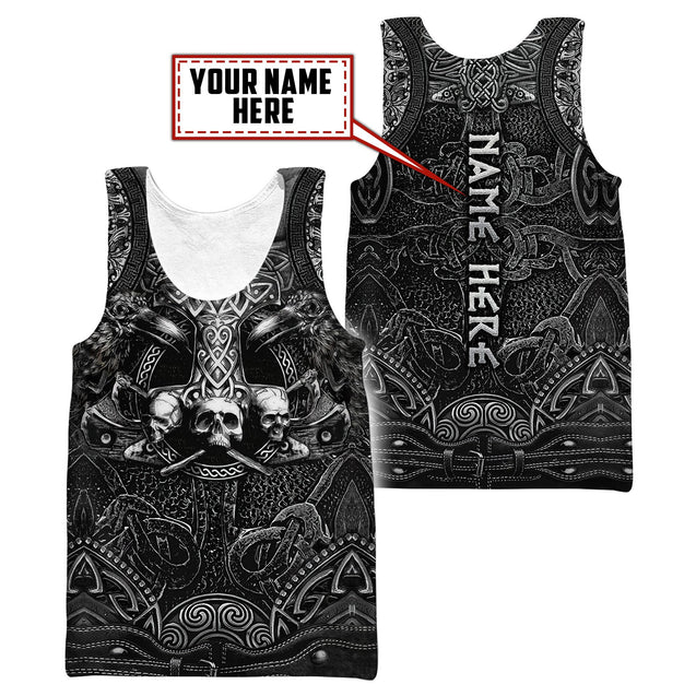 Customized Name Viking 3D All Over Printed Unisex Shirts