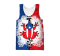 Customize Name Puerto Rico 3D All Over Printed Unisex Shirts