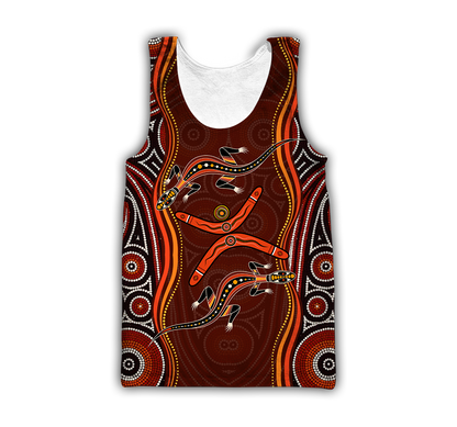 Aboriginal Naidoc Week Heal the Lizard 3D print shirts