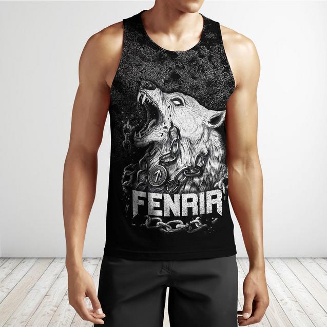 Premium Fenrir Wolf 3D All Over Printed Unisex Shirts