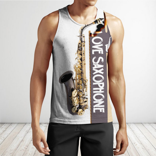 Saxophone Musical Instrument 3D All Over Printed Shirts For Men And Women