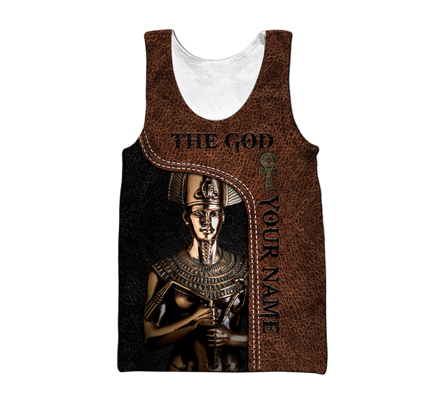 Custom name Pharaoh The God Ancient Egypt 3D design print shirts