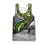 Custom name Bass fishing Fisherman Camo 3D Design print shirts