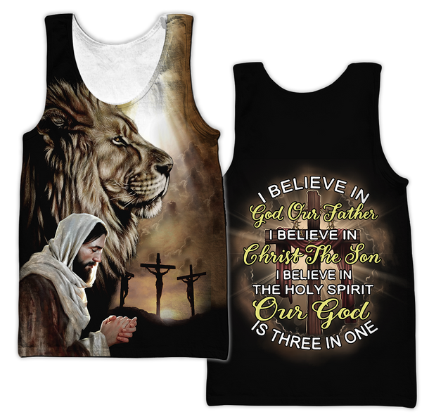 Lion Jesus 3D All Over Printed Shirts