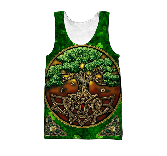 Premium Tree Of Life Irish Saint Patrick's Day 3D Printed Unisex Shirts TN