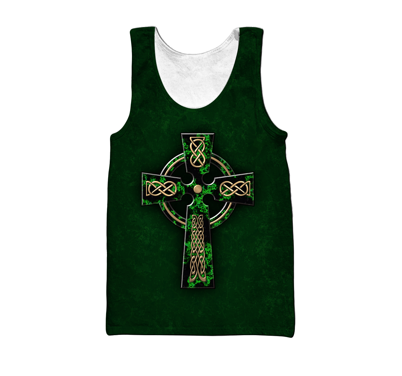 Irish St.Patrick cross 3d hoodie shirt for men and women custom name