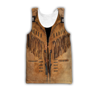 Native Cowboy Jacket No14 Cosplay 3D Over Printed Unisex Deluxe Hoodie ML