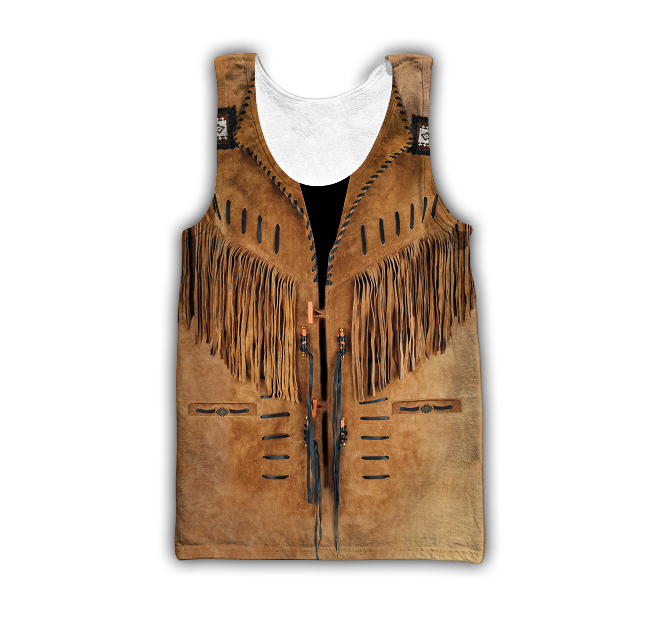 Native Cowboy Jacket No14 Cosplay 3D Over Printed Unisex Deluxe Hoodie ML