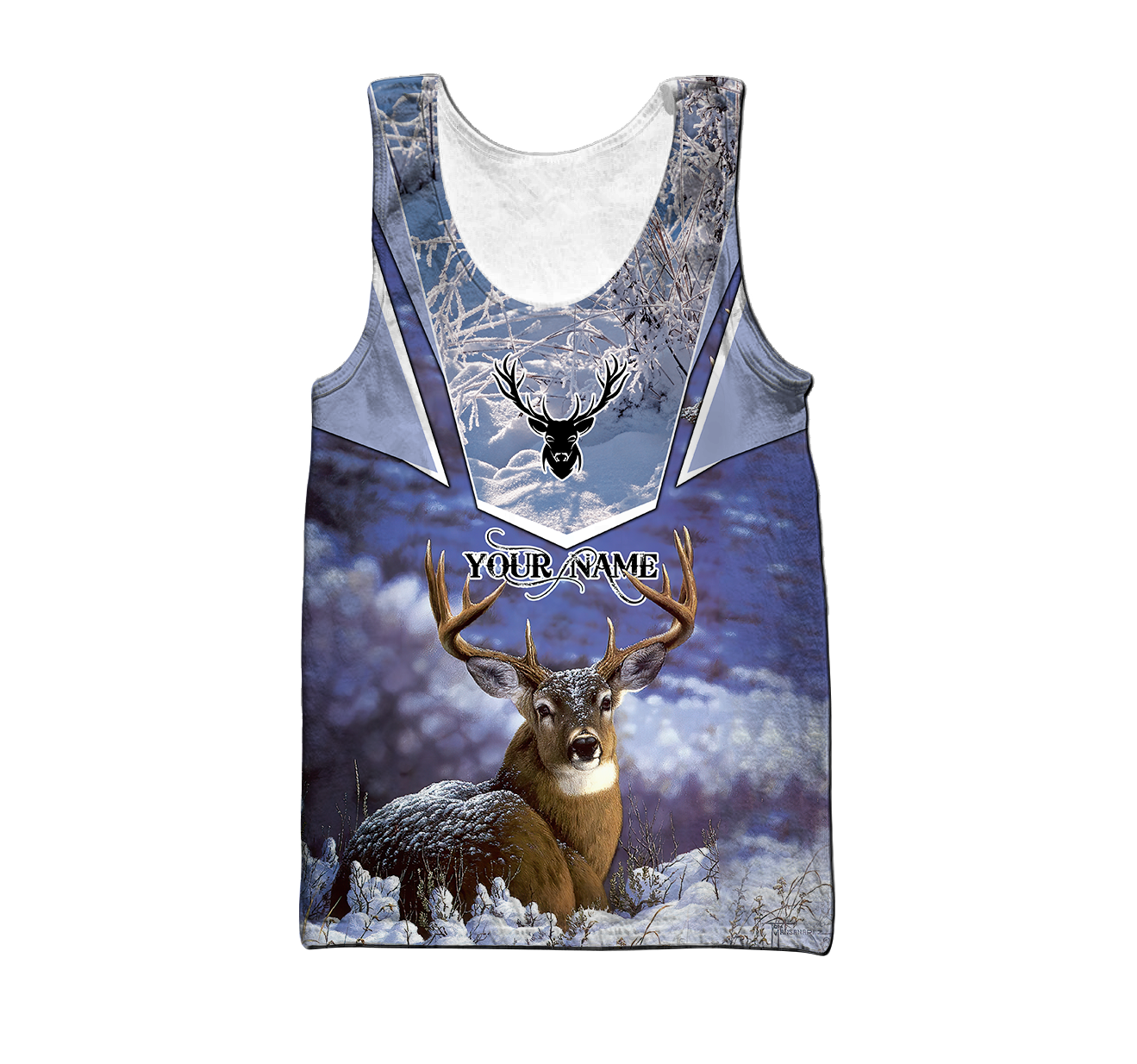 Persionalized Name - Love Deer 3D All Over Printed Unisex Shirts