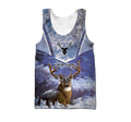 Persionalized Name - Love Deer 3D All Over Printed Unisex Shirts