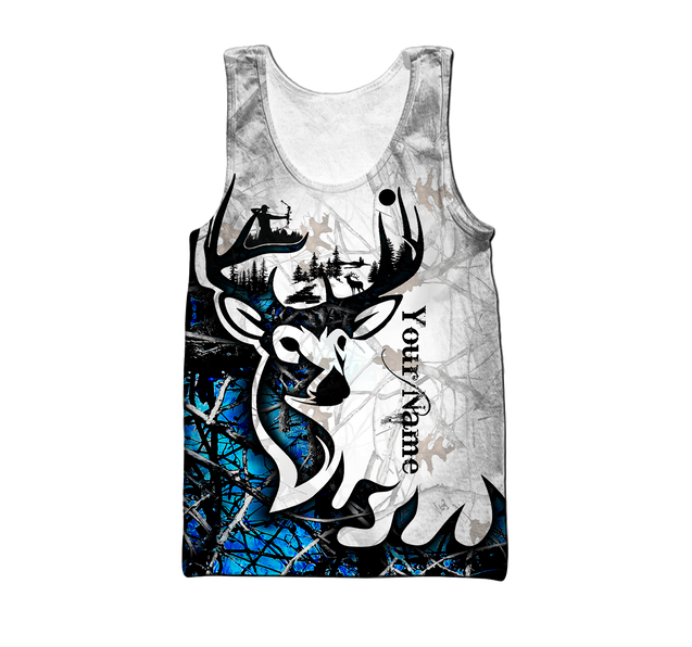 Deer Custom Name 3D Hoodie Shirt For Men And Women LAM