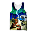 Camping 3D All Over Printed Unisex Shirts Starry Night Camping