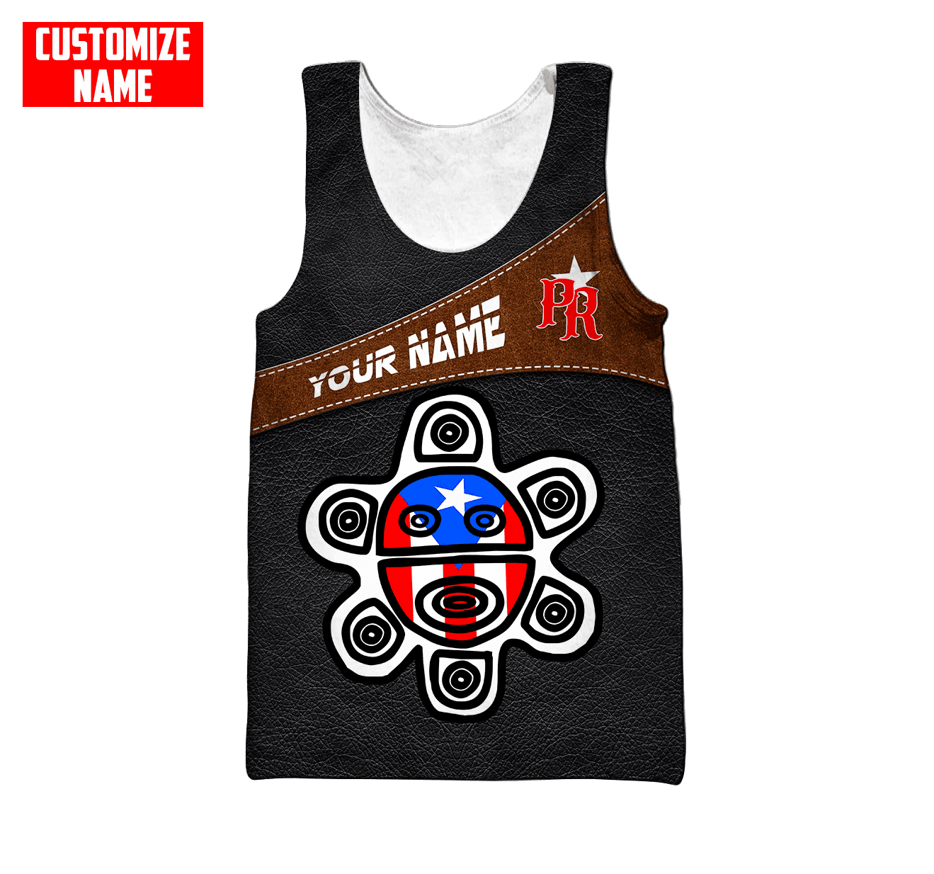 Customize Name Puerto Rico 3D All Over Printed Unisex Shirts