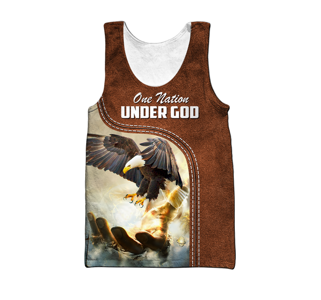 One Nation Under God 3D All Over Printed Shirts