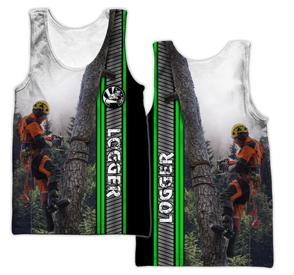 Premium Personalized Unisex 3D Printed Logger Shirts MEI