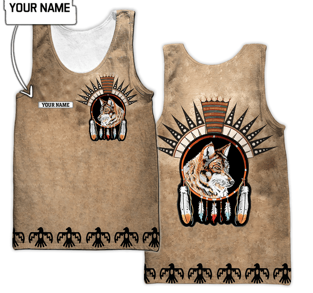 Custom Name Native American 3D All Over Printed Unisex Shirts