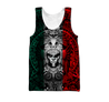 Aztec Warrior Mexico 3D All Over Printed Hoodie