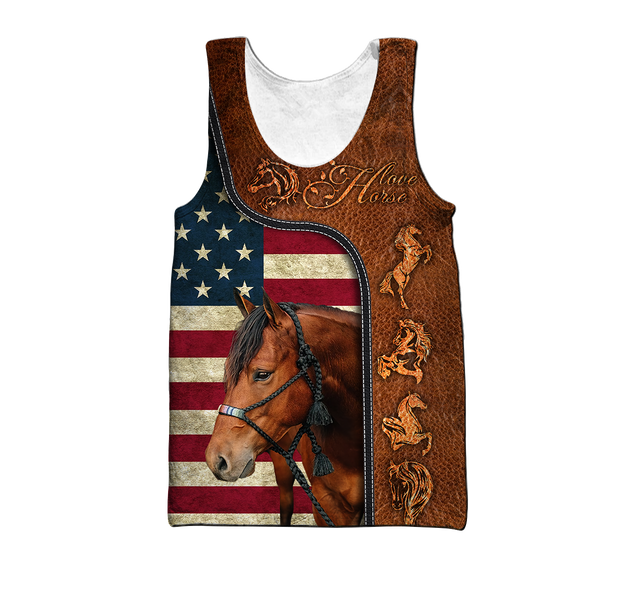 Love Horse 3D All Over Printed Unisex Shirts PD19112002