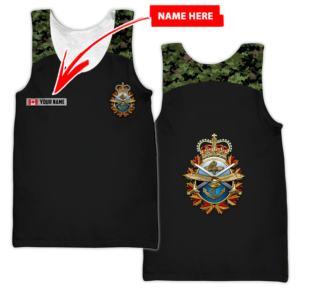 Personalized Name XT Canadian Armed Forces Pullover 3D All Over Printed Shirts PD15032102