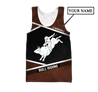 Customize Name Bull Riding 3D All Over Printed Unisex Shirts Love Bull