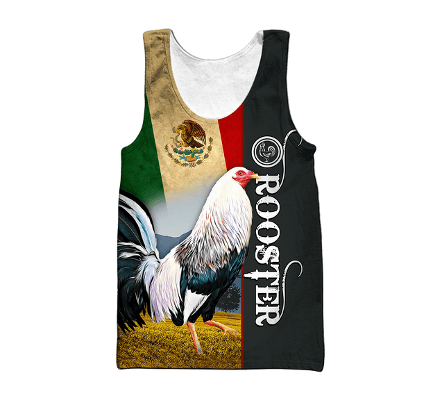 Rooster Mexico 3D All Over Printed Hoodie DD22052101VH