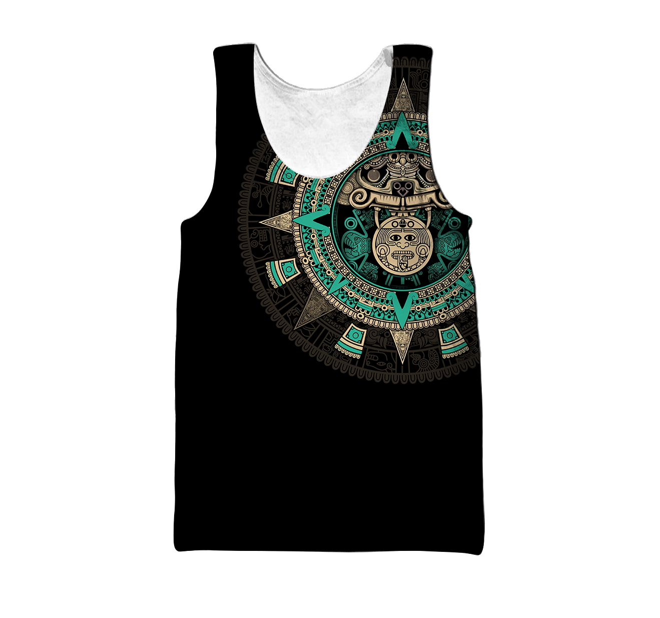 Aztec Mexico Blue 3D All Over Printed Unisex Hoodie