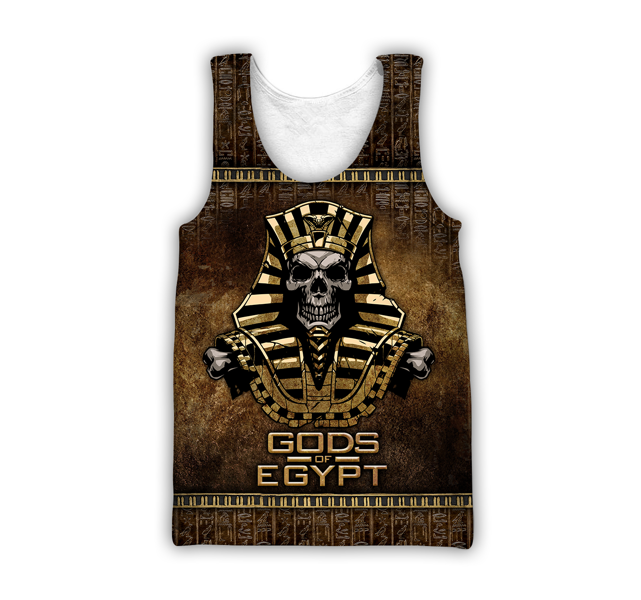 Pharaoh Skull Ancient Egypt 3D Shirts for men and women