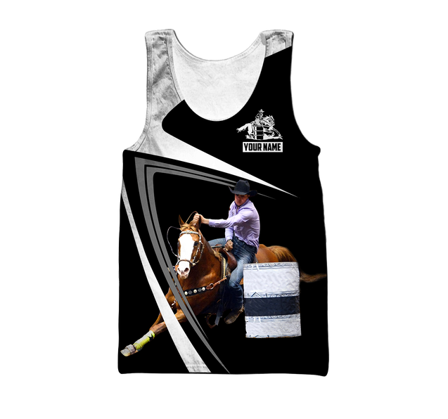 Personalized Name Rodeo 3D All Over Printed Unisex Shirts Barrel Racing