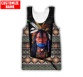 Customized Name Native American 3D All Over Printed Unisex Shirts