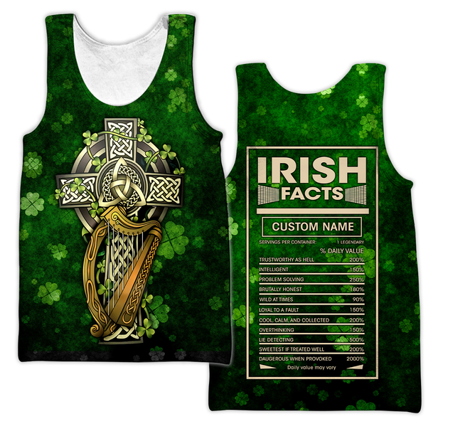 Irish Facts 3D All Over Printed Unisex Shirts PD03022101