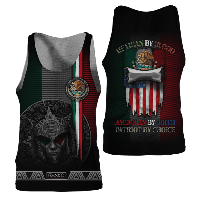 Mexcian By Blood 3D All Over Printed Unisex Shirts