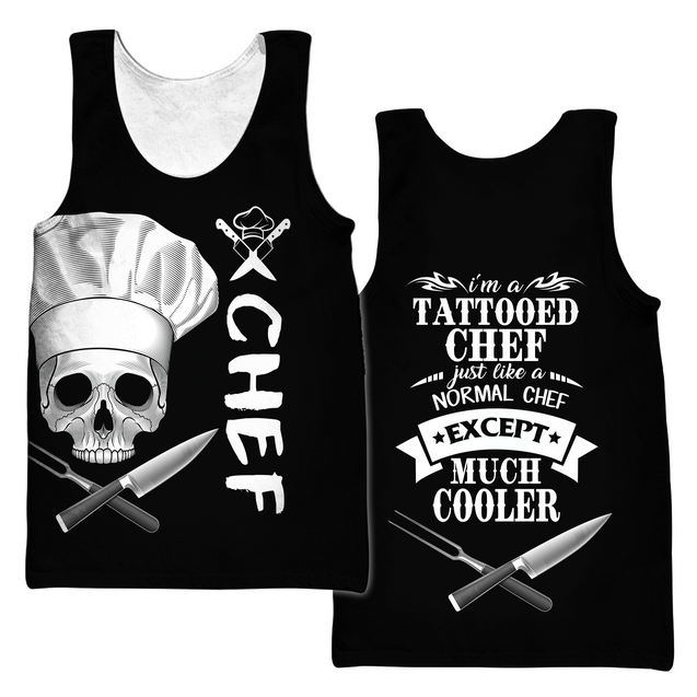 I'm Tattooed Chef 3D Over Printed Unisex Shirt