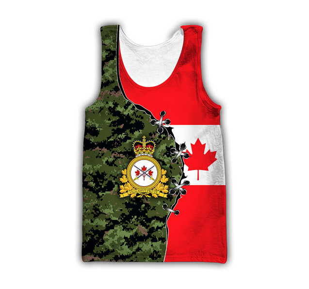 Canadian Army Pullover 3D All Over Printed Shirts NTN11032106