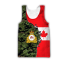 Canadian Army Pullover 3D All Over Printed Shirts NTN11032106