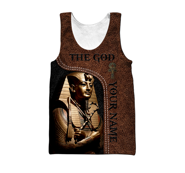 Custom name Pharaoh The God Ancient Egypt 3D design print shirts