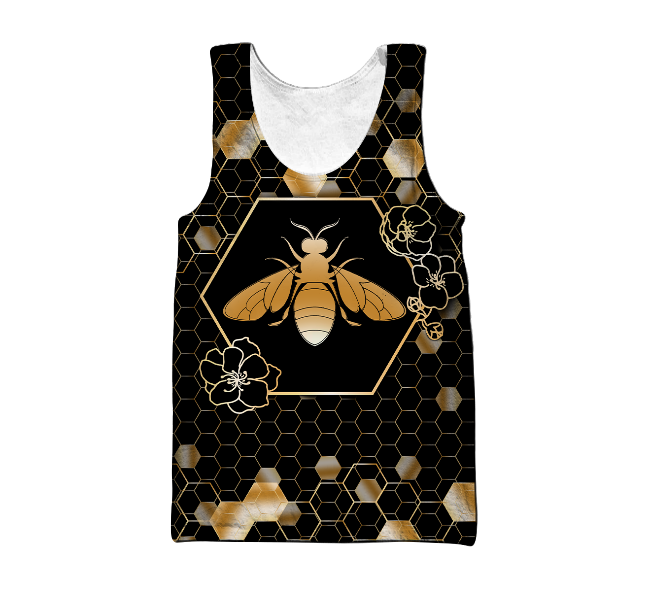 Premium Unisex All Over Printed Golden Bee Shirts MEI
