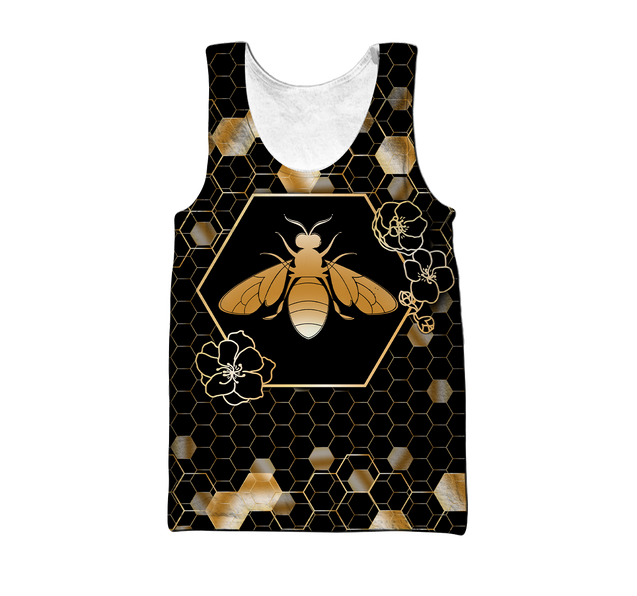 Premium Unisex All Over Printed Golden Bee Shirts MEI