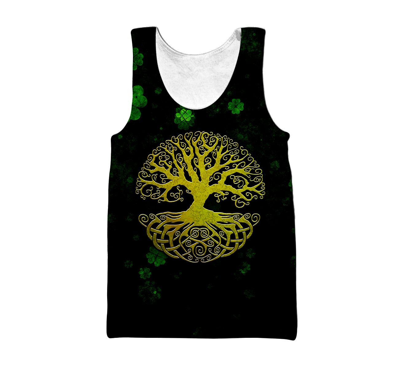 Irish tree of life St.Patrick day 3d hoodie shirt for men and women custom name