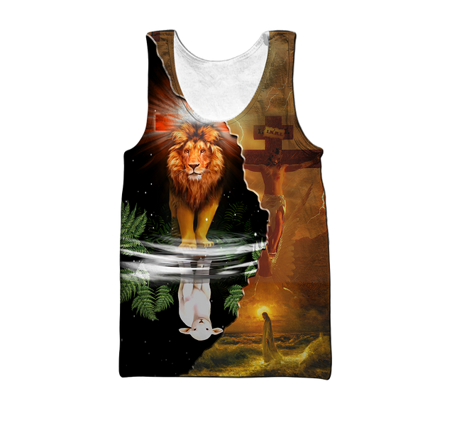 Jesus Lion Lamp 3D All Over Printed Shirts