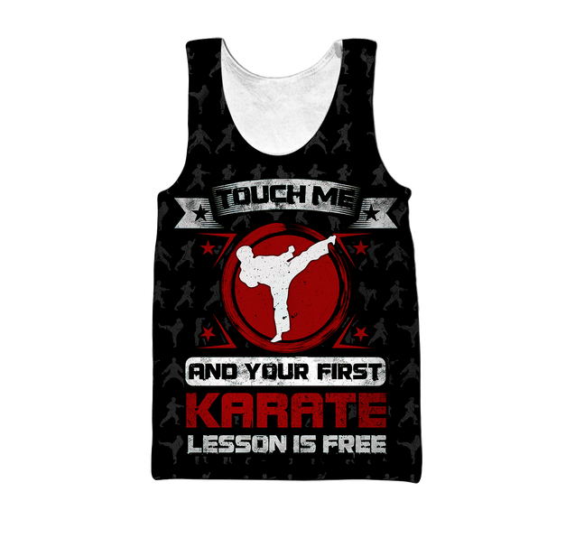 Customize Name Don't Touch Me Karate Hoodie For Men And Women TNA13032101