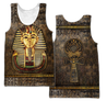 Custom name Pharaoh Ancient Egypt Ankh 3D design print shirts DQB22042103