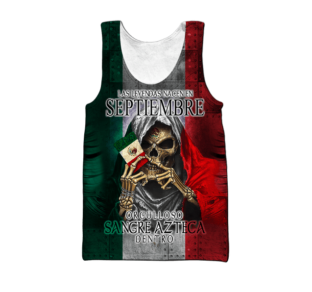 Mexico 3D All Over Printed Unisex Shirts