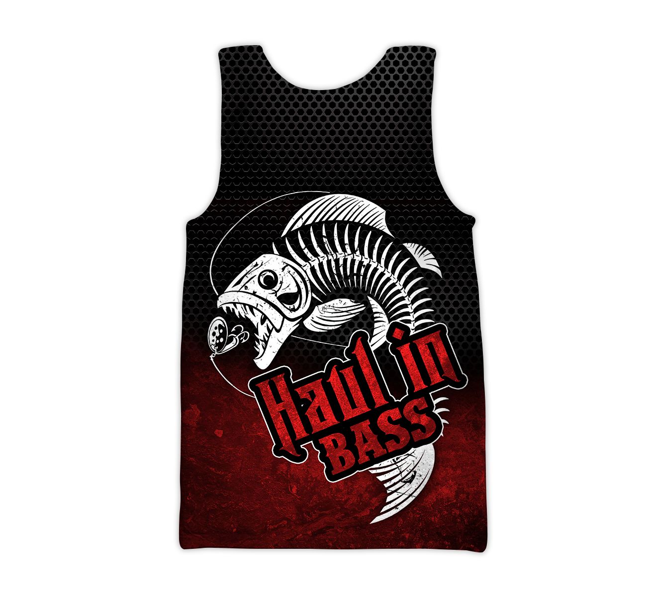 Haul in Bass Fishing Red Reaper 3d print shirts