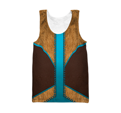 Native Cowboy Jacket No10 Cosplay 3D Over Printed Unisex Deluxe Hoodie ML